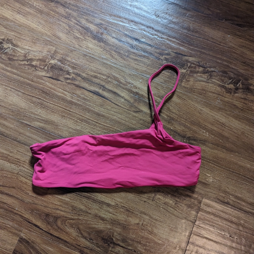 Toast Swim one shoulder strap bikini top